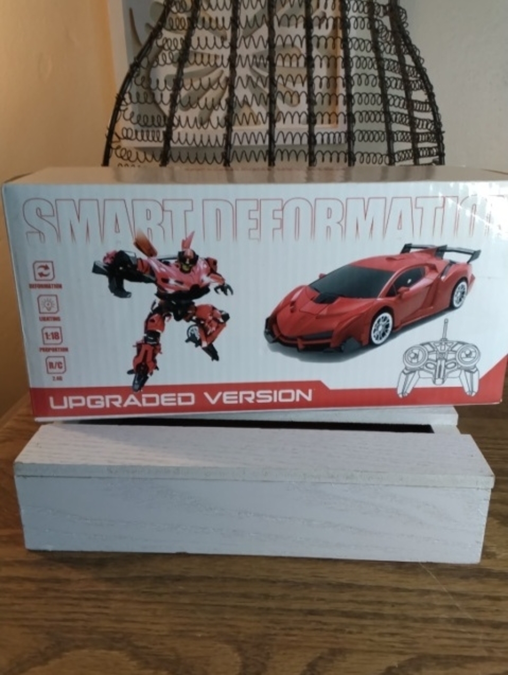 Smart Deformation RC Car Transformer - Red